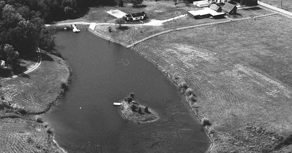 Vintage Aerial photo from 1983 in Licking County, OH