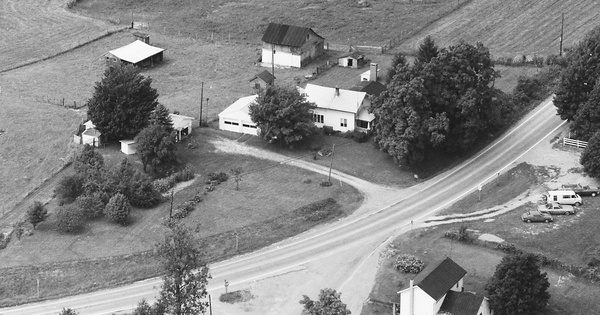 Vintage Aerial photo from 1985 in Licking County, OH