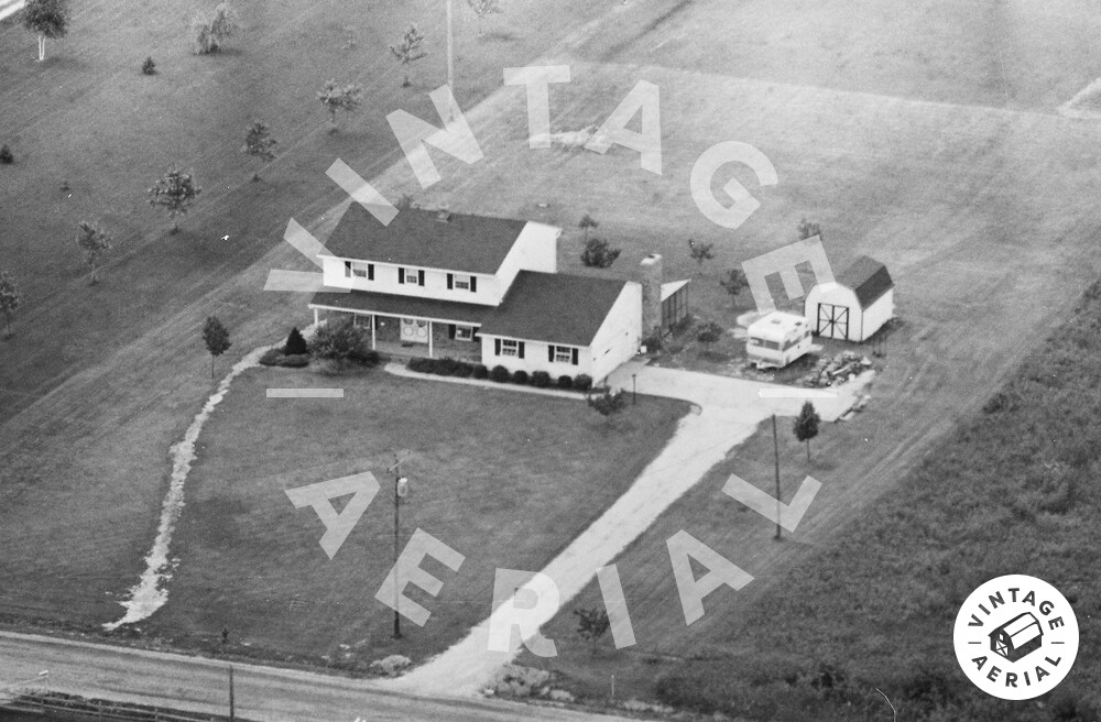 Vintage Aerial Ohio Medina County 1982 44TME19
