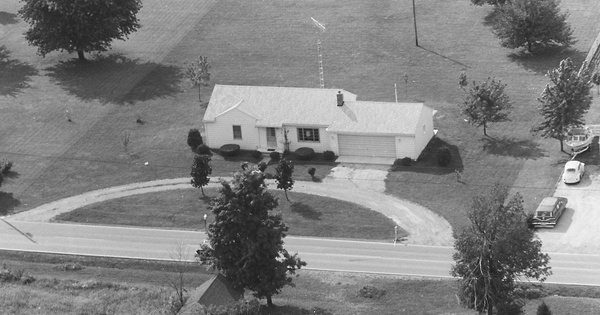 Vintage Aerial photo from 1969 in Clark County, OH