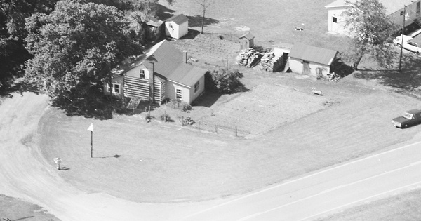 Vintage Aerial photo from 1980 in Coshocton County, OH