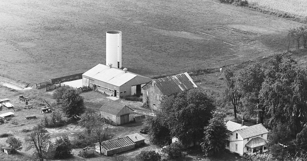 Vintage Aerial photo from 1969 in Marion County, OH