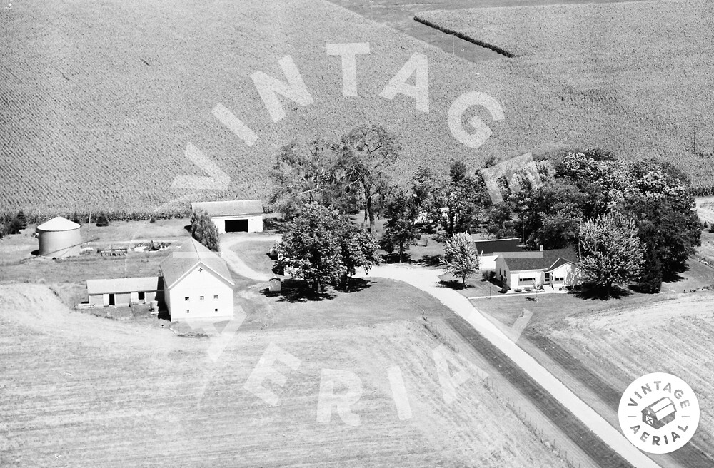 Vintage Aerial Minnesota Watonwan County 1977 37MWA4