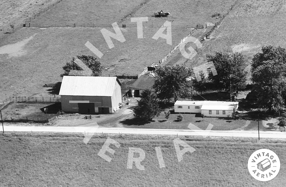 Vintage Aerial Ohio Morrow County 1973 15NMO4