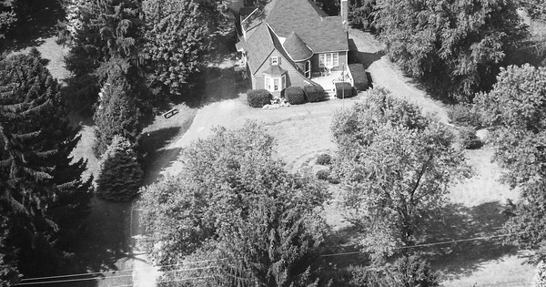 Vintage Aerial photo from 1993 in Muskingum County, OH