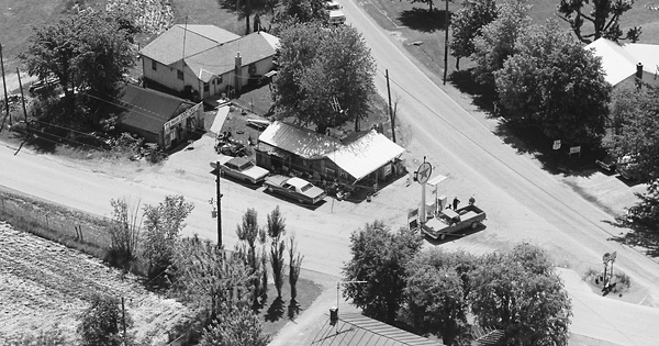 Vintage Aerial photo from 1981 in Adams County, OH
