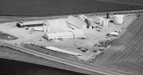 Vintage Aerial photo from 1988 in Cass County, IL