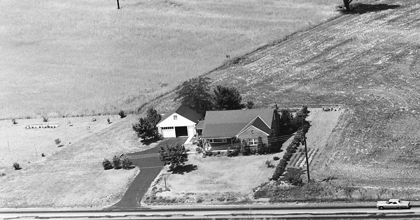 Vintage Aerial photo from 1966 in Dauphin County, PA