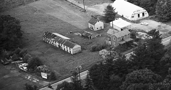 Vintage Aerial photo from 1969 in Somerset County, PA