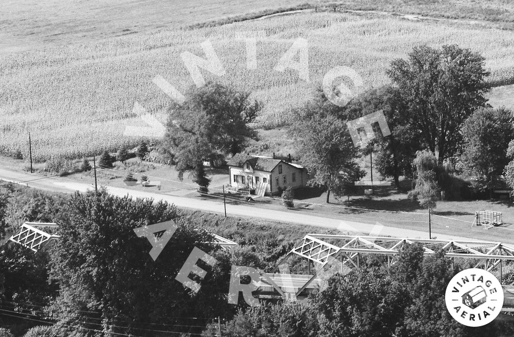 Vintage Aerial Pennsylvania Tioga County 1984 18TTI5