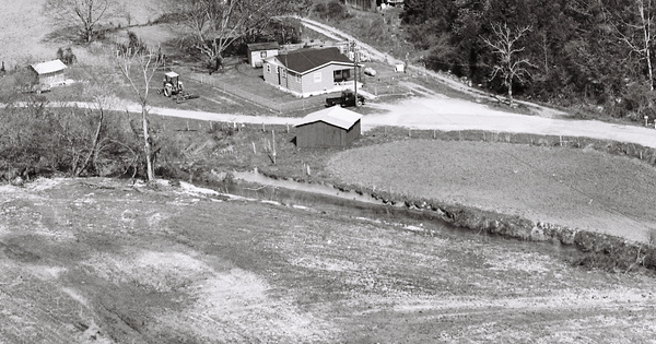 Vintage Aerial photo from 1983 in Jackson County, AL