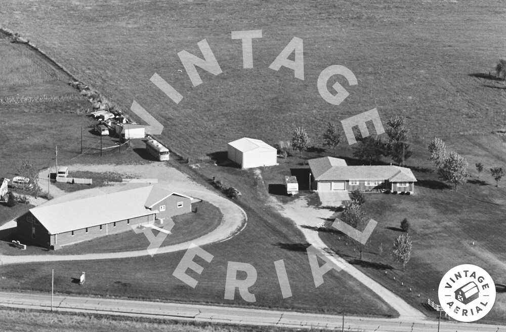 Vintage Aerial Missouri Gentry County 1981 4DGE9