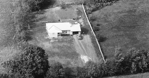 Vintage Aerial photo from 1970 in Mifflin County, PA