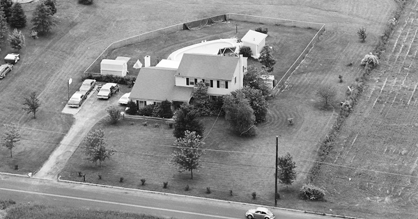 Vintage Aerial photo from 1982 in Montgomery County, PA
