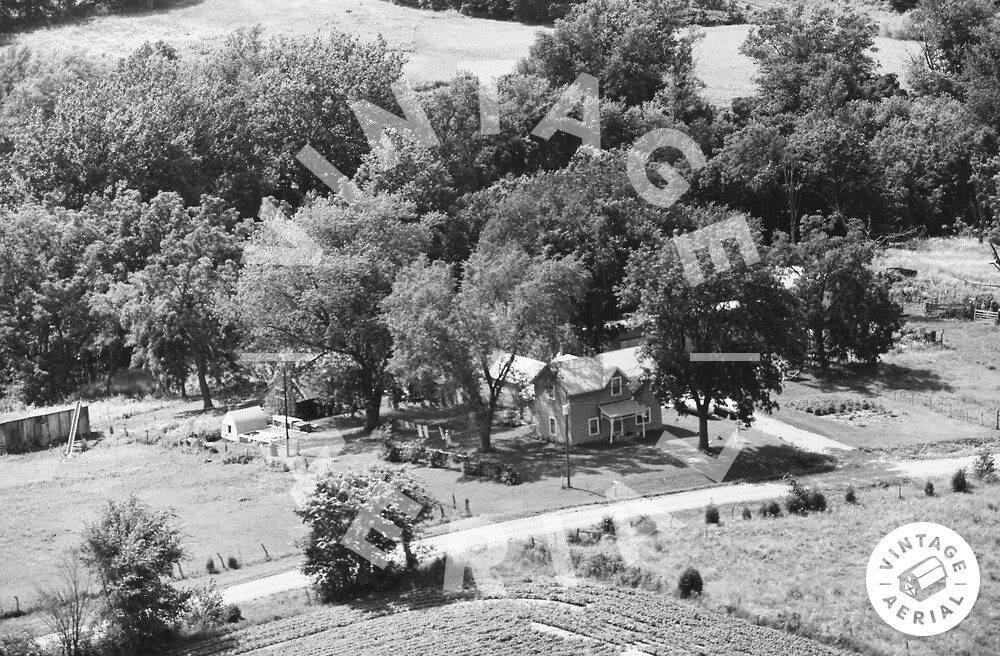 Vintage Aerial Missouri Randolph County 1978 7SRA11