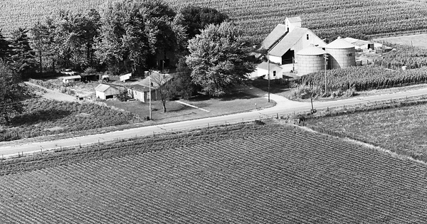 Vintage Aerial photo from 1970 in McDonough County, IL