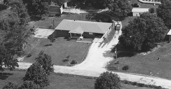 Vintage Aerial photo from 1987 in Benton County, TN