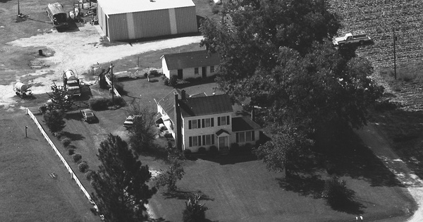 Vintage Aerial photo from 1987 in Gates County, NC
