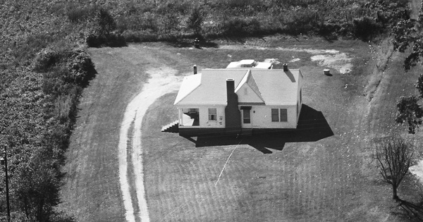 Vintage Aerial photo from -1986 in Cleveland County, NC