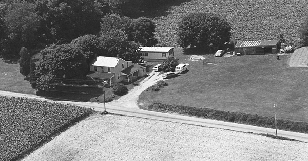 Vintage Aerial photo from -1986 in Chester County, PA