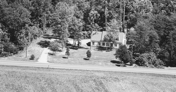 Vintage Aerial photo from 1988 in Goochland County, VA