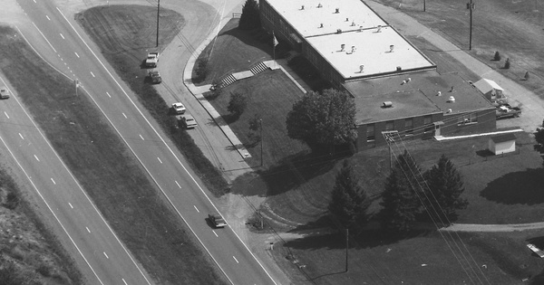 Vintage Aerial photo from 1987 in Russell County, VA