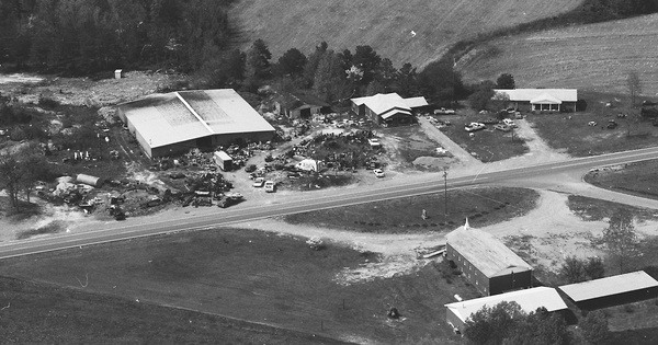 Vintage Aerial photo from 1991 in Jackson County, AL