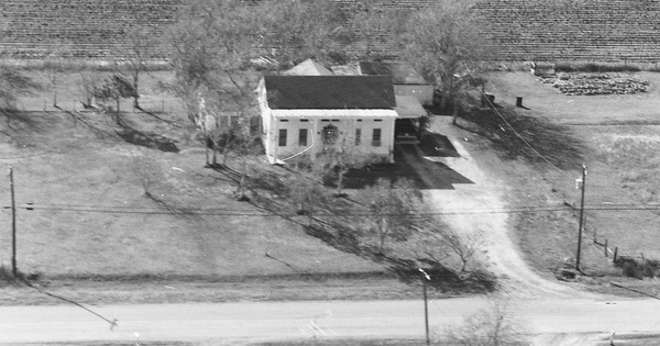 Vintage Aerial photo from 1985 in Jackson County, TX