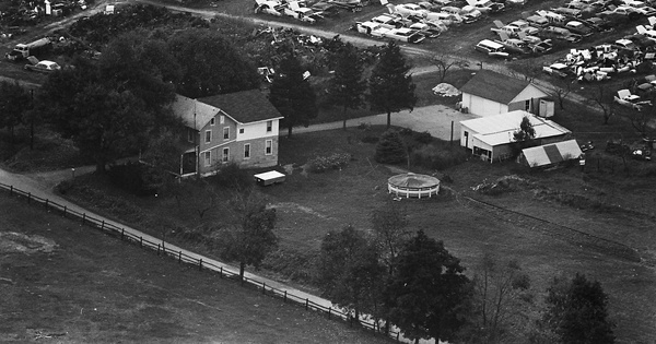Vintage Aerial photo from 1971 in Lancaster County, PA