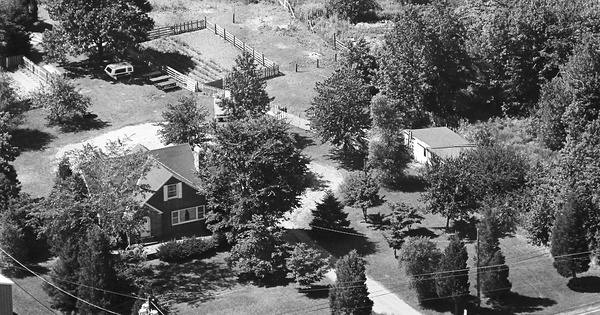 Vintage Aerial photo from -1986 in Burlington County, NJ
