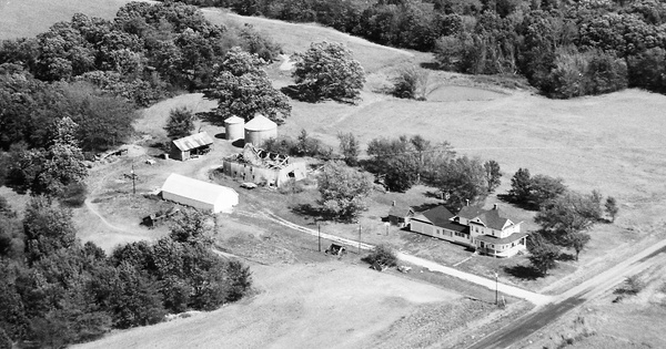 Vintage Aerial photo from 1991 in Clark County, MO