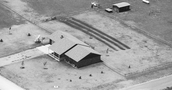 Vintage Aerial photo from 1994 in Logan County, OK