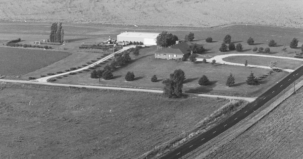 Vintage Aerial photo from 1980 in Clinton County, MO