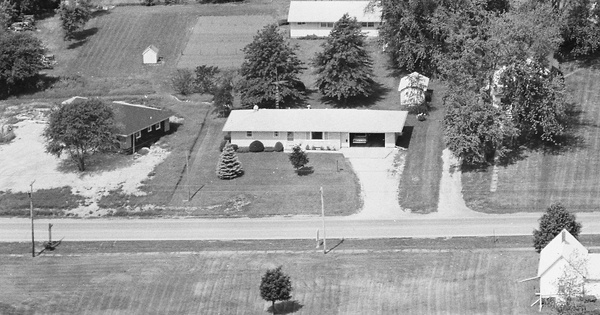 Vintage Aerial photo from 1978 in Knox County, IL