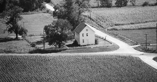 Vintage Aerial photo from 1976 in Schuyler County, IL