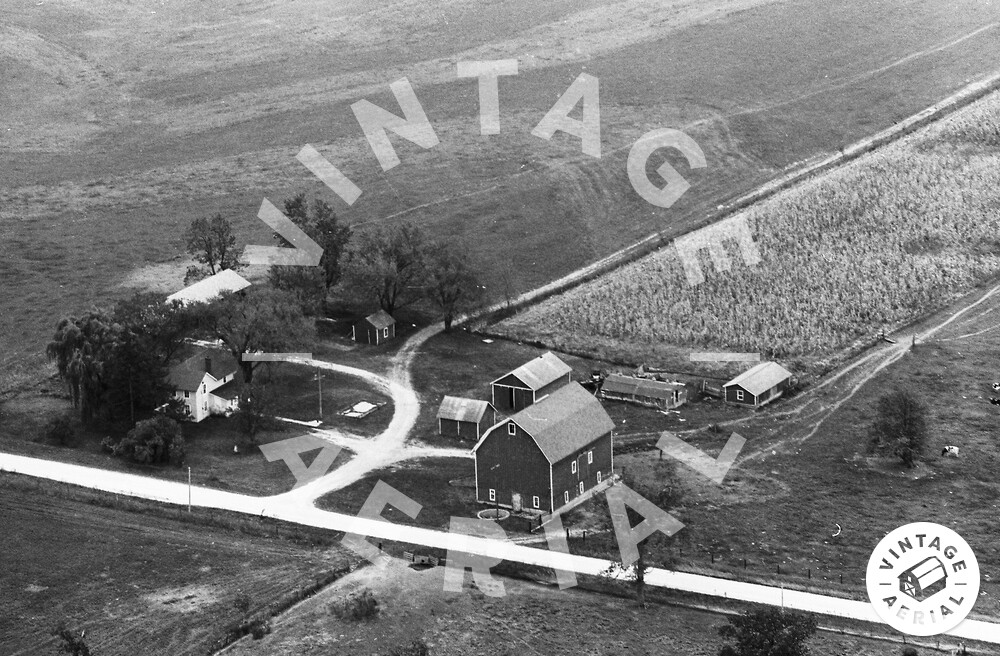 Vintage Aerial Illinois Stephenson County 1964 29ISTN12