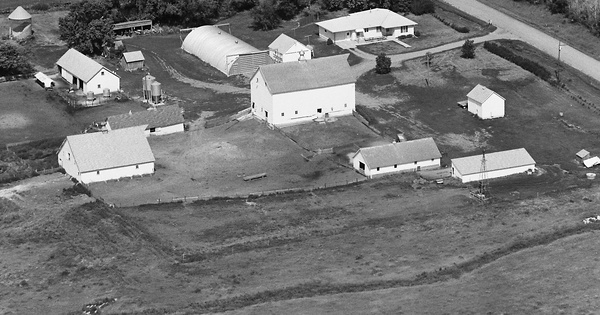 Vintage Aerial photo from 1980 in Plymouth County, IA