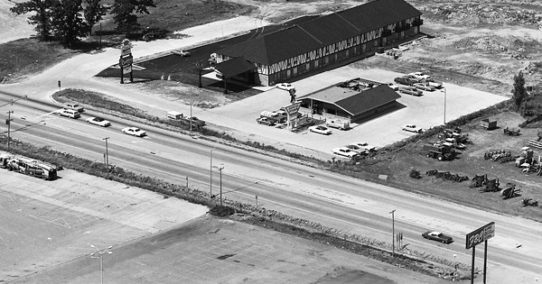 Vintage Aerial photo from 1974 in Muscatine County, IA