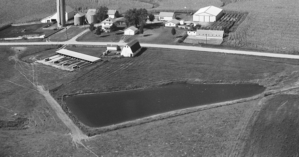 Vintage Aerial photo from 1981 in Warren County, IA
