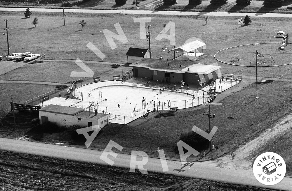 Vintage Aerial Iowa Tama County 1972 62PTA29