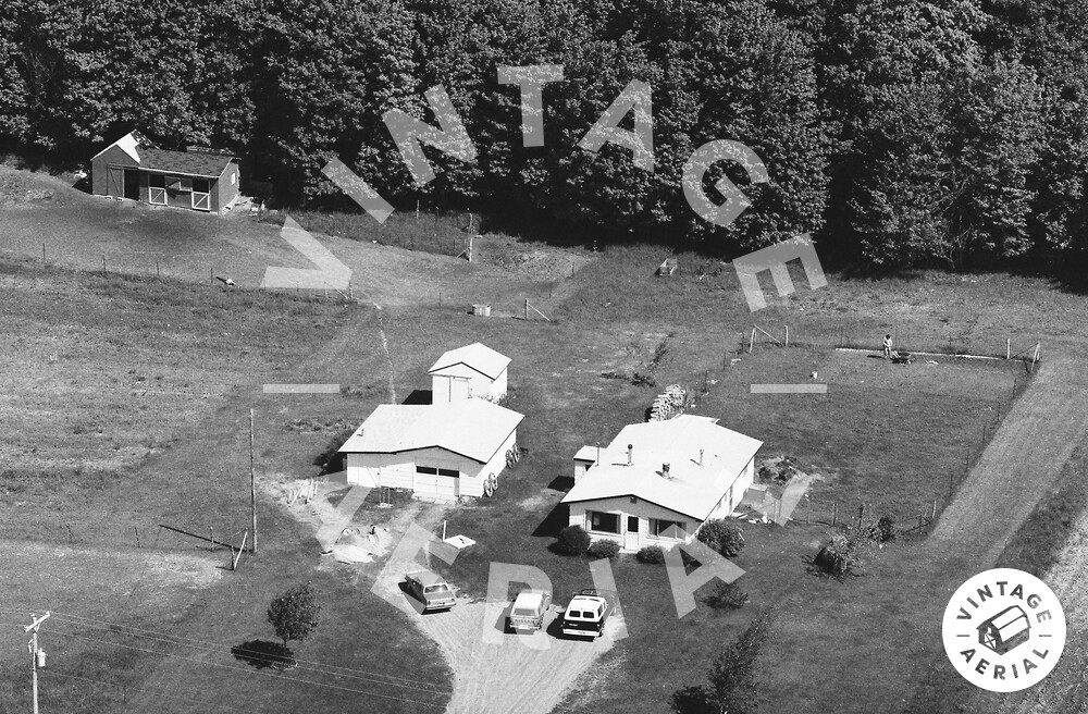 Vintage Aerial Michigan Grand Traverse County 1985 5TGR32