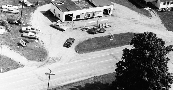 Vintage Aerial photo from 1971 in Eaton County, MI
