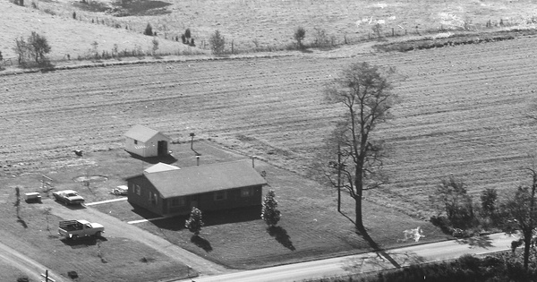 Vintage Aerial photo from 1977 in Henry County, KY