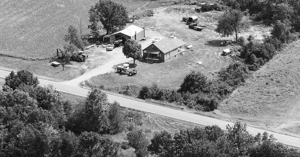 Vintage Aerial photo from 1984 in Graves County, KY