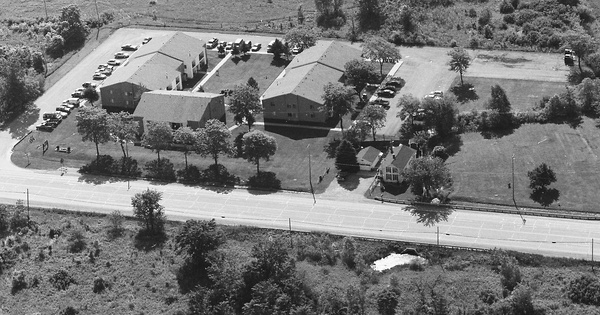 Vintage Aerial photo from 1999 in Monroe County, MI