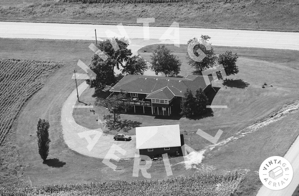 Vintage Aerial Minnesota Meeker County 1986 37NME7