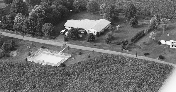 Vintage Aerial photo from 1982 in Washington County, MD