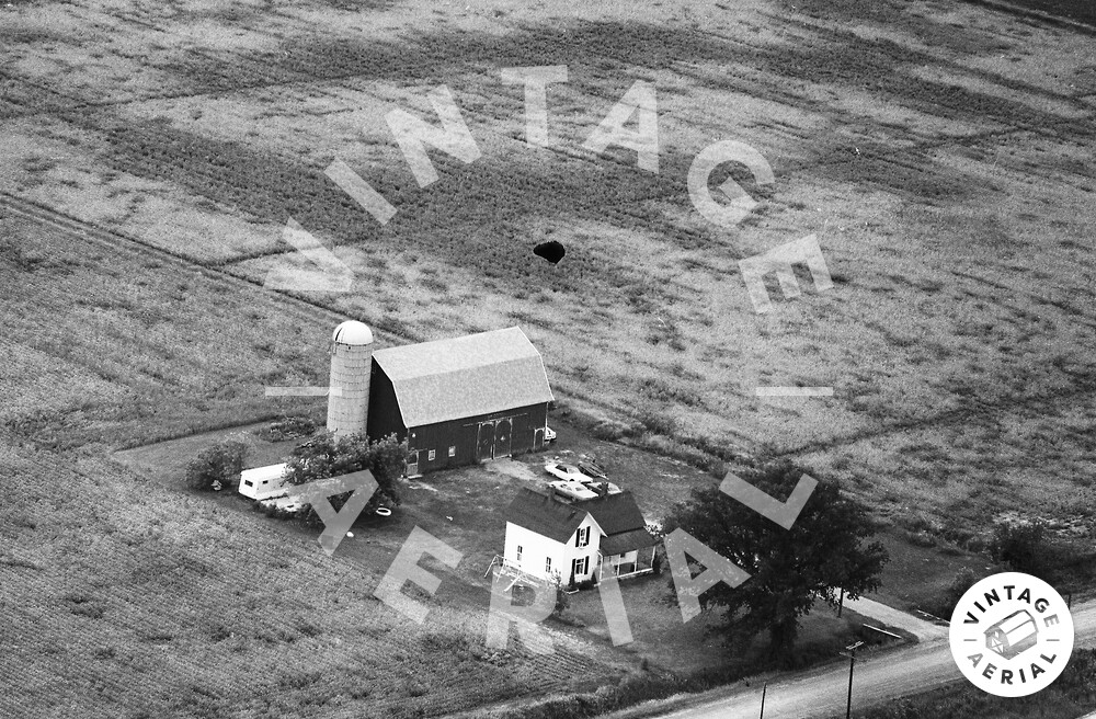 Vintage Aerial Michigan Shiawassee County 1973 39FSH22
