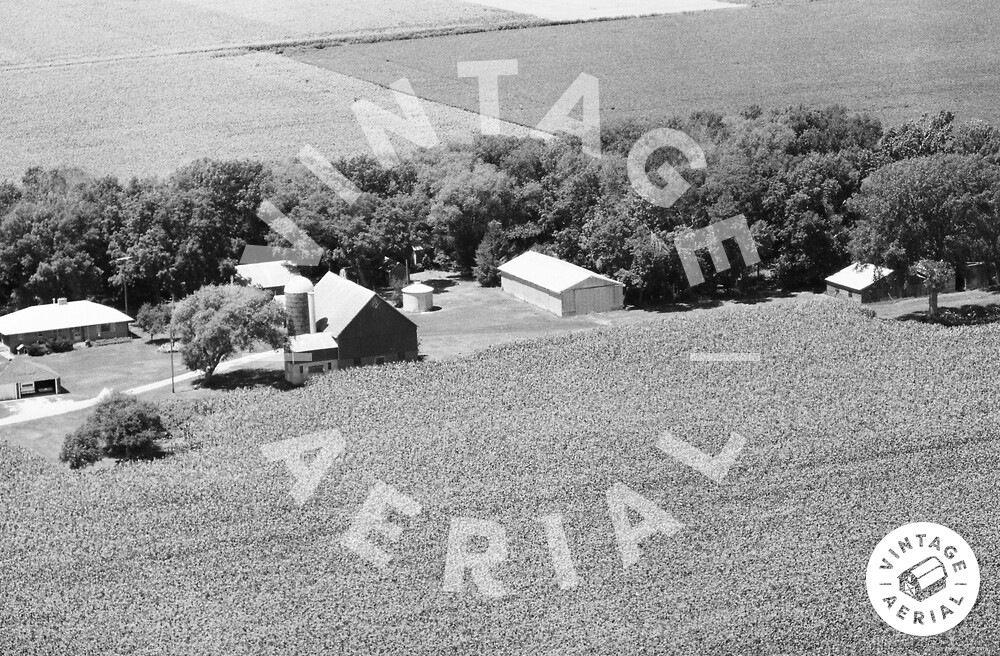 Vintage Aerial Minnesota Faribault County 1977 72MFA19