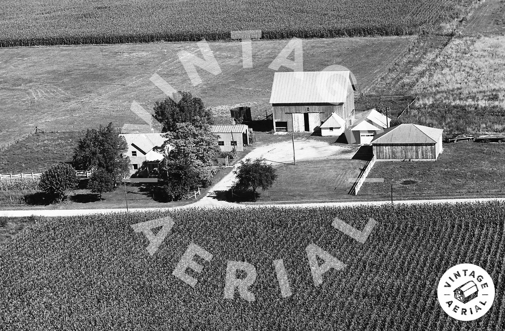 Vintage Aerial Indiana Jay County 1972 41OJA6